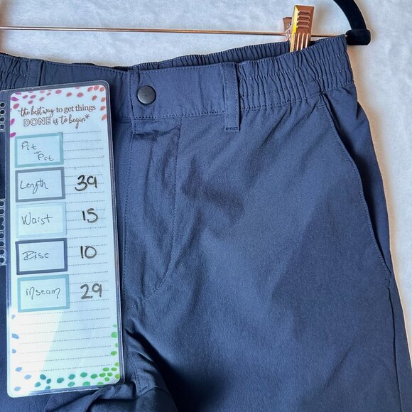 Uniqlo EZY Active Pants Men’s Small 27-30 Navy Quick Dry Ultra Stretch Trousers - Picture 10 of 10